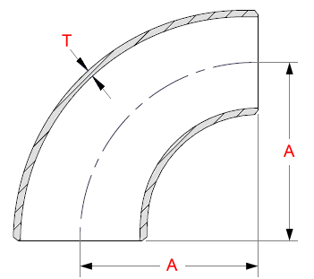 ASME B16.9 Butt Weld Reducing Elbow